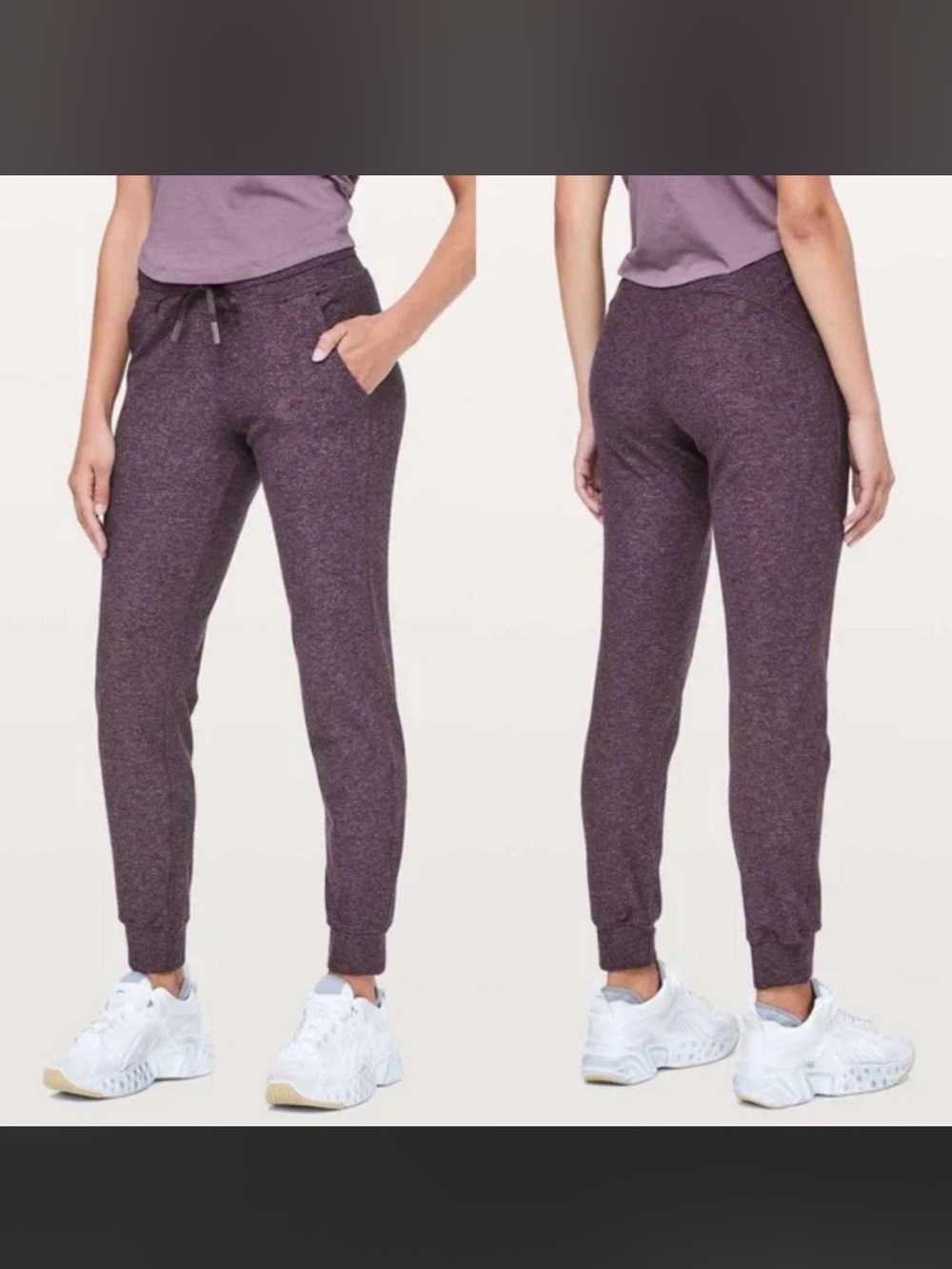 lululemon athletica Heather Plum Track Joggers